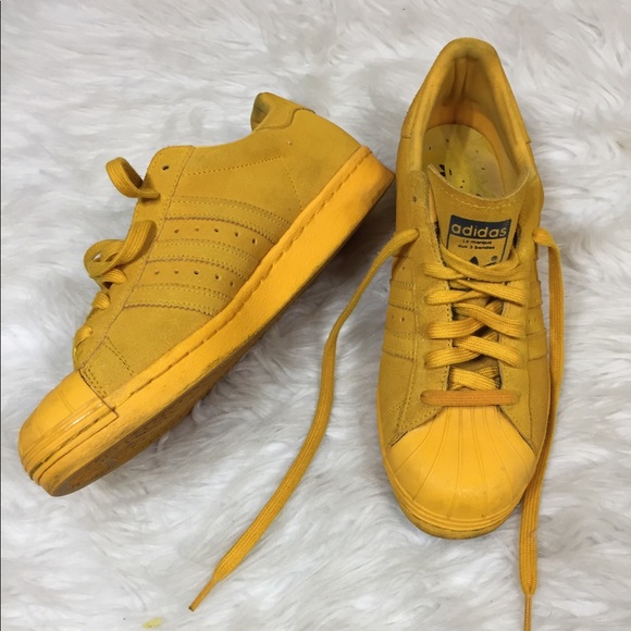 adidas Other - Adidas Shanghai Yellow Suede Leather Sneakers